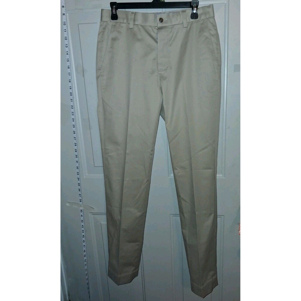 Brooks Brothers Lightweight Advantage Chino Pants Slim Fit Khaki Beige 30x32